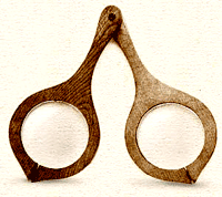 early 15th century wooden hinge frames